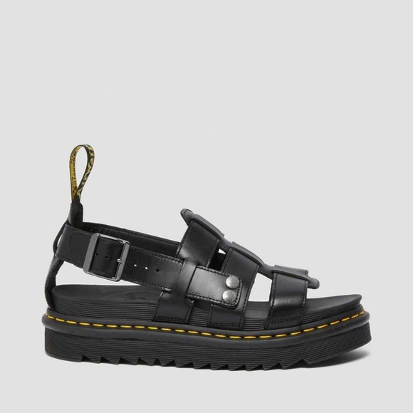 Men's Dr. MARTENS TERRY LEATHER STRAP SANDALS - Picture 7 of 16